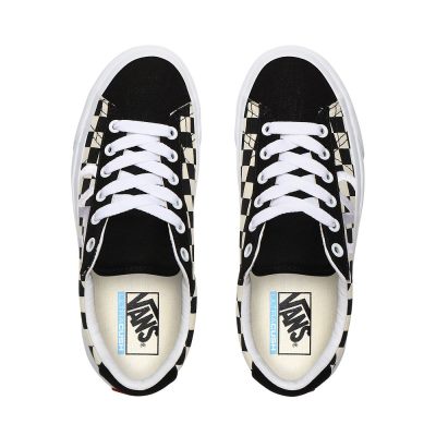 Vans Checkerboard Sid NI - Kadın Spor Ayakkabı (Siyah Beyaz)